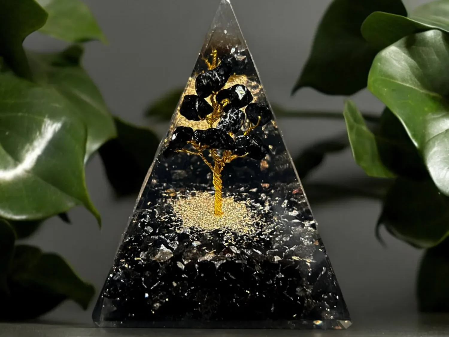 Black Tourmaline Pyramid